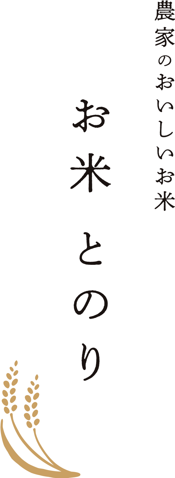 【開】お米とのり